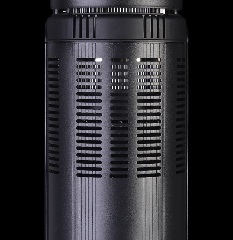 LED series cooling body with the fan off in silent mode